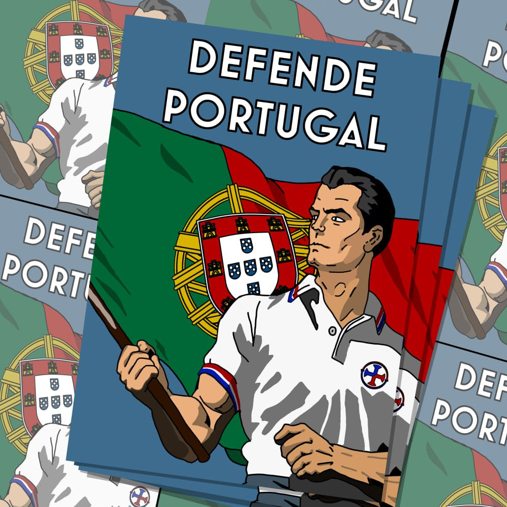 Aufkleber „Verteidige Portugal“