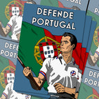 Aufkleber „Verteidige Portugal“