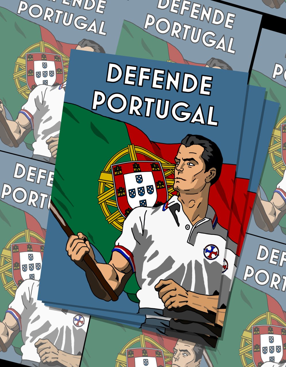 Autocolante "Defende Portugal"