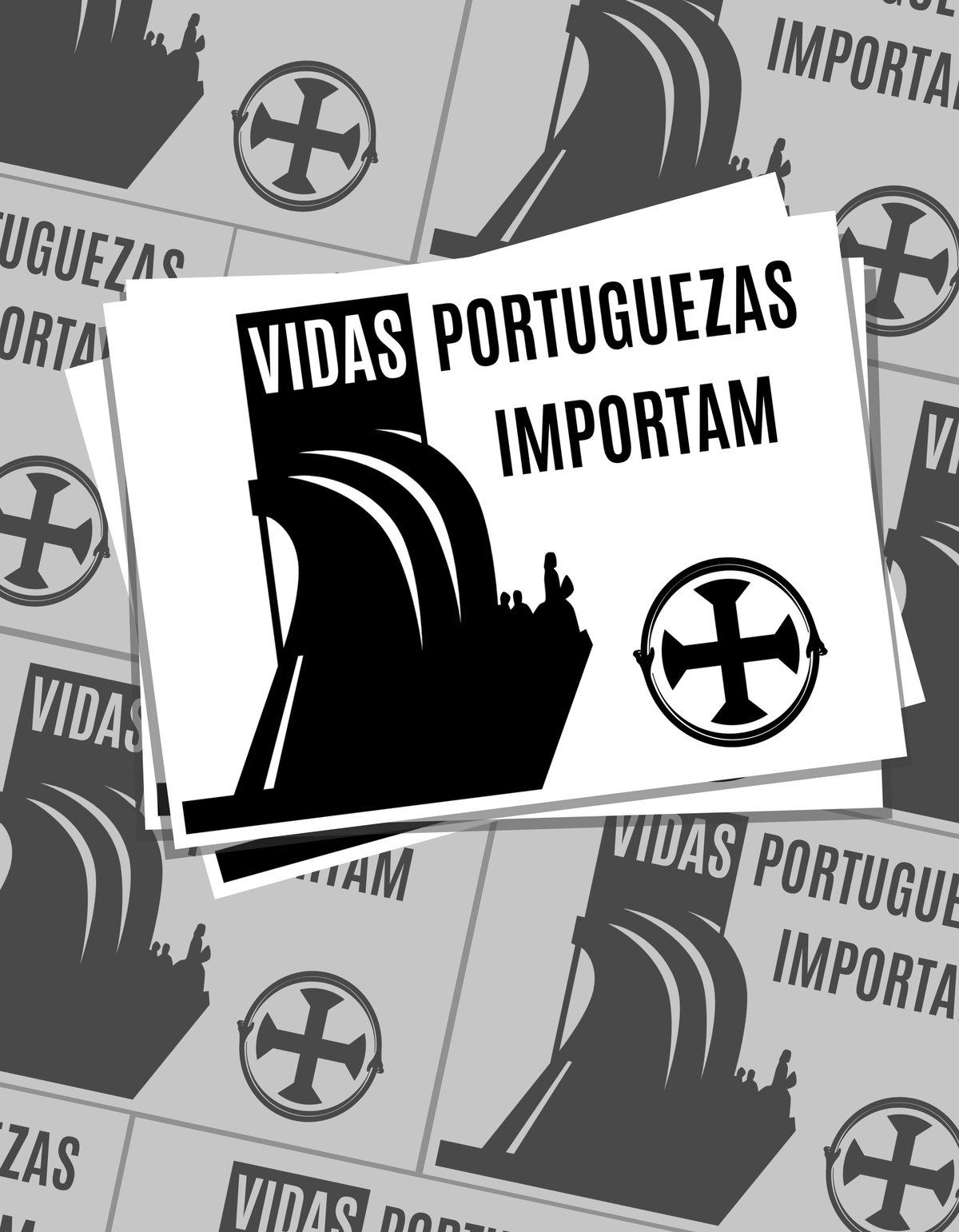 Autocolante "Vidas Portuguezas Importam"