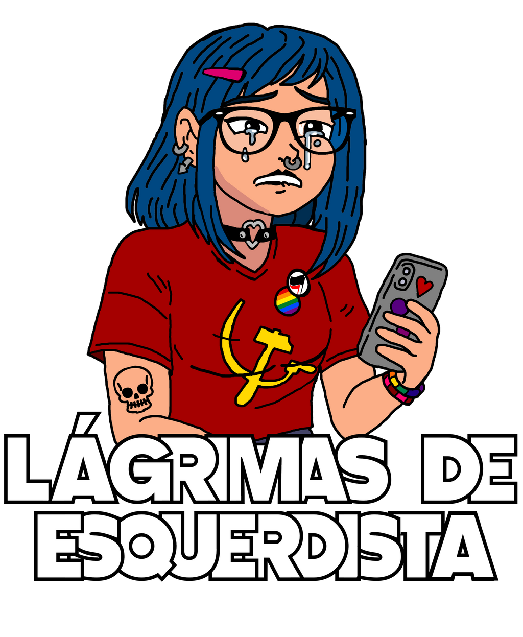 Caneca "Lágrimas de Esquerdista"