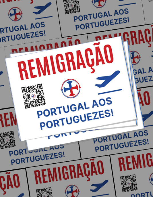 Autocolantes "REMIGRAÇÃO"