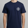 Dunkelblaues T-Shirt