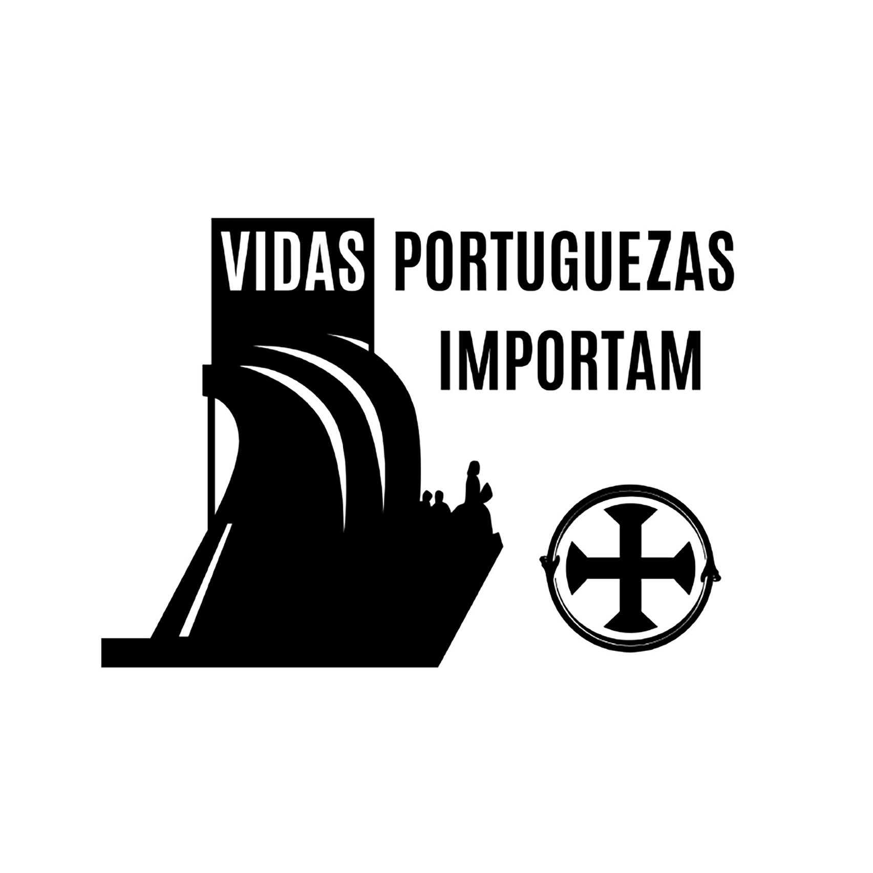 Aufkleber „Portugiesische Leben zählen“