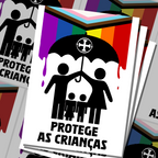Aufkleber „Schützt Kinder“