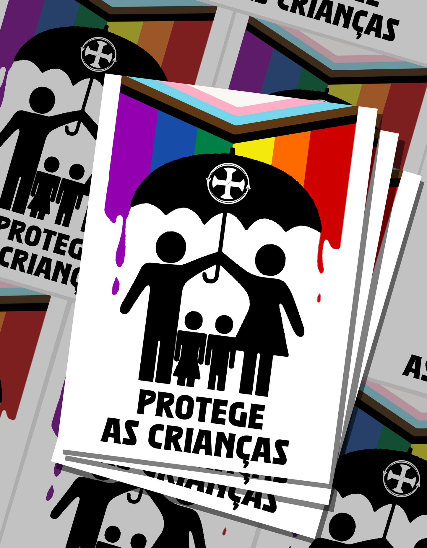 Autocolantes "Protege as crianças"