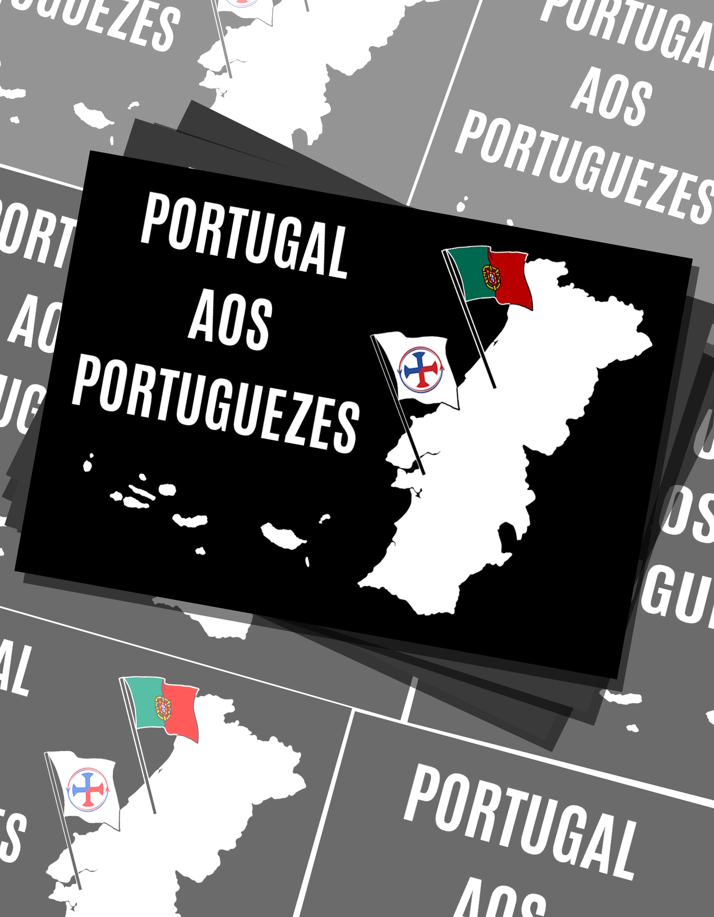 Autocolantes "Portugal aos Portuguezes"