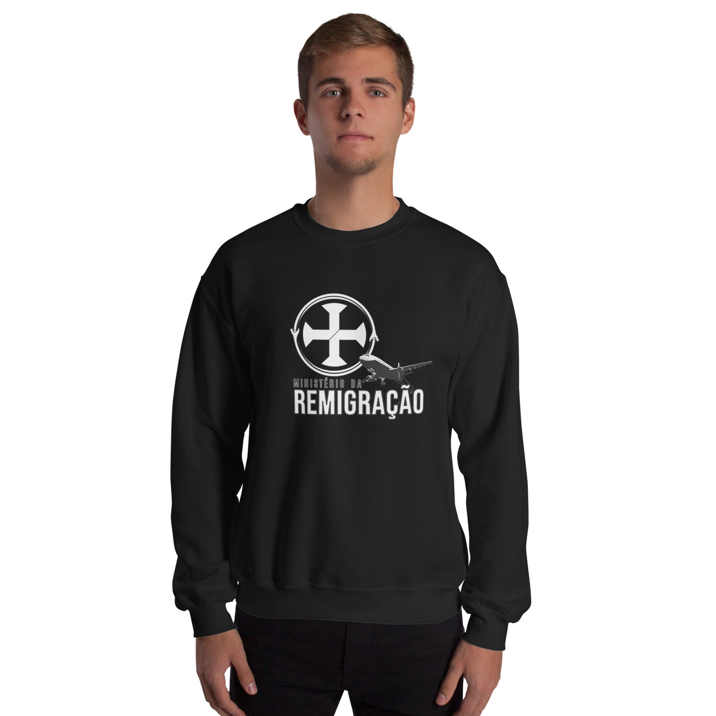 Sweatshirt "Ministério da remigração" sem capuz