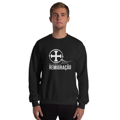 Sweatshirt "Ministério da remigração" sem capuz